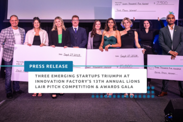 Innovation Factory is thrilled to announce the winners of the LiONS LAIR 2023 pitch competition: Mintier, Noa Therapeutics, Bug Mars and BLUMEx.